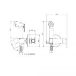Душ гигиенический D&K Rhein Marx Черный матовый DA1394585