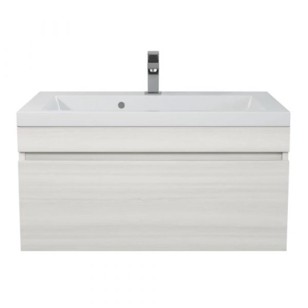 Тумба подвесная Uperwood Eva 74,5 с раковиной Дуб хабро 3930313470