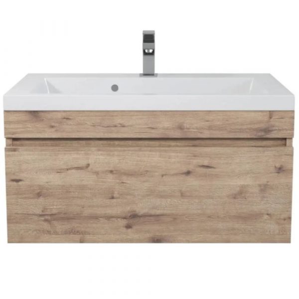 Тумба подвесная Uperwood Eva 74,5 с раковиной Крафт табачный 3930313471