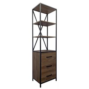 Пенал напольный Comforty Лофт 55 Дуб тёмно-коричневый 00-00012090CF