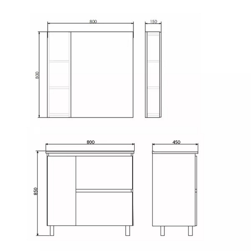 Тумба напольная Comforty Осло 80 с раковиной Fest 80 F01 Бетон светлый 00-00012959CF Тумба напольная Comforty Осло 80 с раковиной Fest 80 F01 Бетон светлый 00-00012959CF — изображение 4