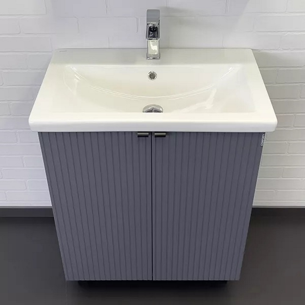 Тумба напольная Comforty Лима 70 с раковиной Como 70 Антрацит 00-00013686CF Тумба напольная Comforty Лима 70 с раковиной Como 70 Антрацит 00-00013686CF — изображение 4