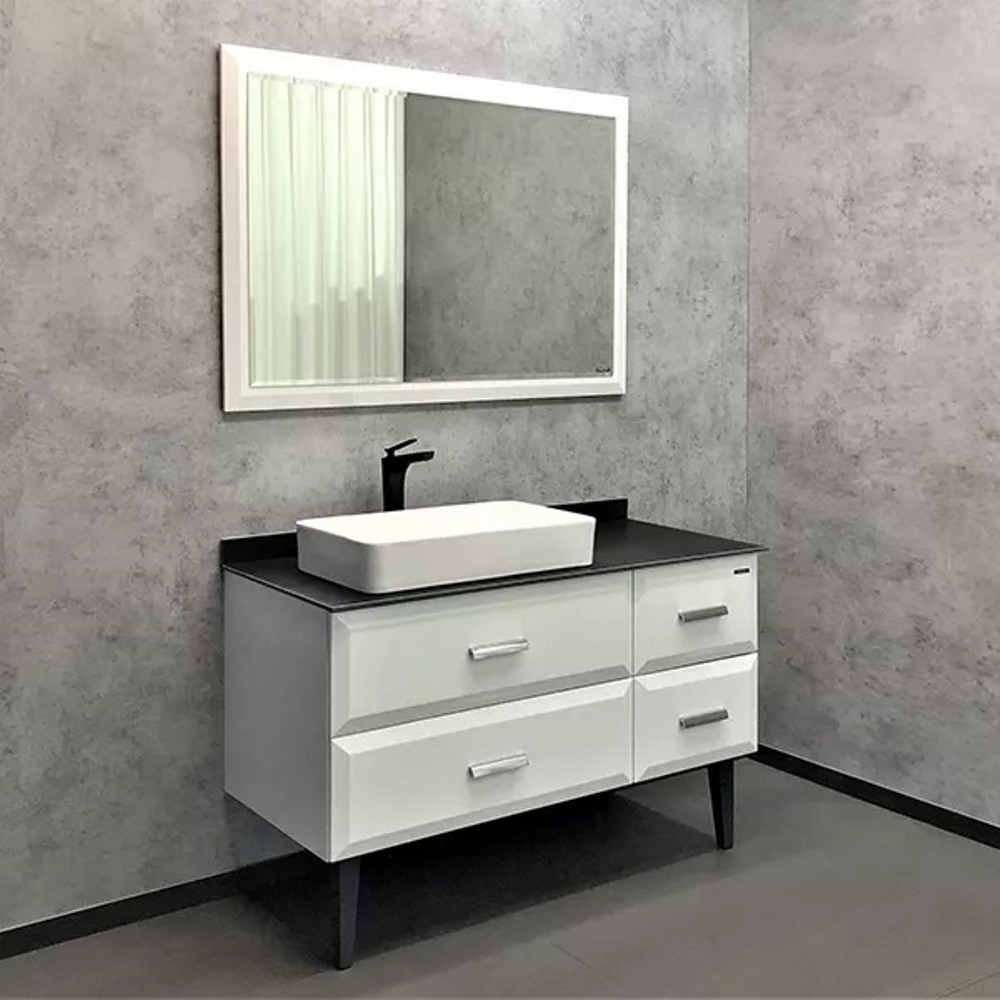 Тумба напольная Comforty Империя 120 с графитовой столешницей и раковиной 78189 Белый глянцевый 00-00013788CF Тумба напольная Comforty Империя 120 с графитовой столешницей и раковиной 78189 Белый глянцевый 00-00013788CF — изображение 2