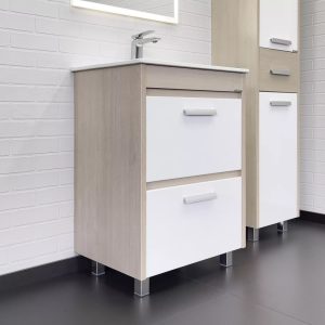 Тумба напольная Comforty Тулуза 61 с раковиной 60E Сосна лоредо 00-00016585CF Тумба напольная Comforty Тулуза 61 с раковиной 60E Сосна лоредо 00-00016585CF