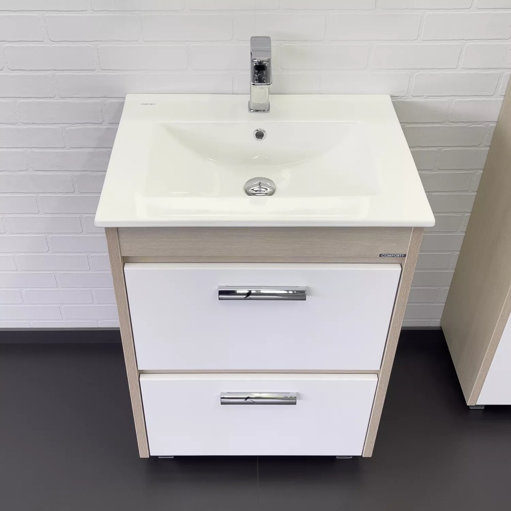 Тумба напольная Comforty Тулуза 61 с раковиной 60E Сосна лоредо 00-00016585CF Тумба напольная Comforty Тулуза 61 с раковиной 60E Сосна лоредо 00-00016585CF — изображение 4