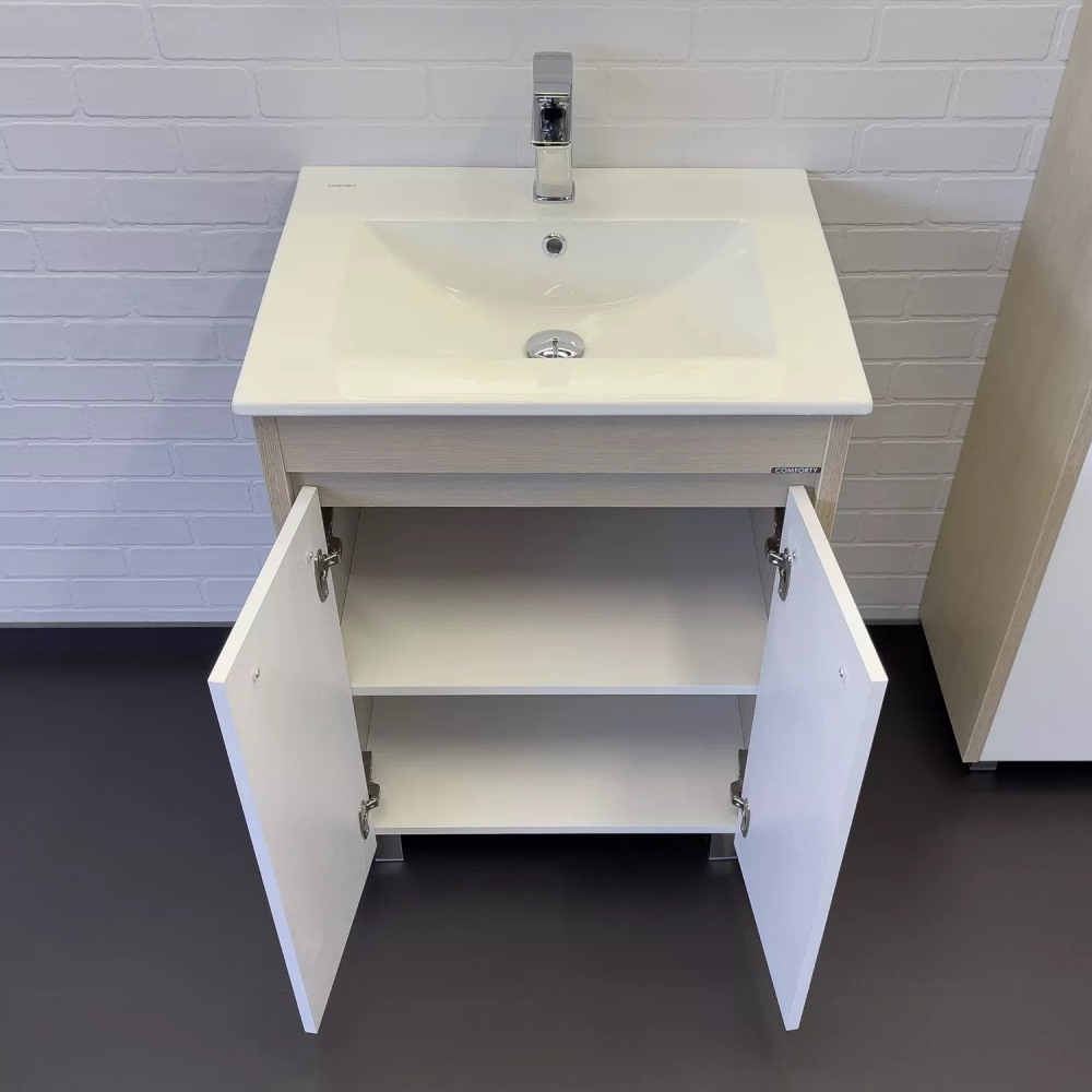 Тумба напольная Comforty Тулуза 61 с раковиной 60E Сосна лоредо 00-00016586CF Тумба напольная Comforty Тулуза 61 с раковиной 60E Сосна лоредо 00-00016586CF — изображение 4