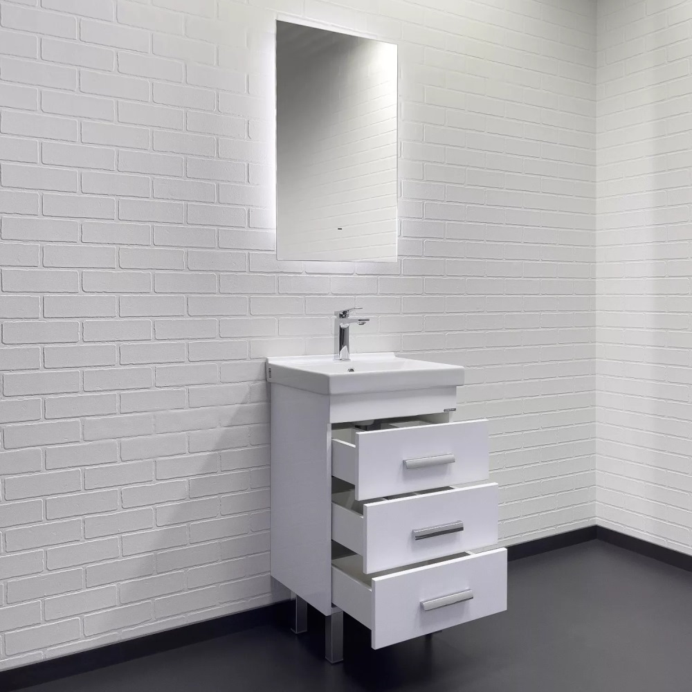 Тумба напольная Comforty Никосия 50 с раковиной Fest 50 F01 Белый глянцевый 00-00018023CF Тумба напольная Comforty Никосия 50 с раковиной Fest 50 F01 Белый глянцевый 00-00018023CF — изображение 3