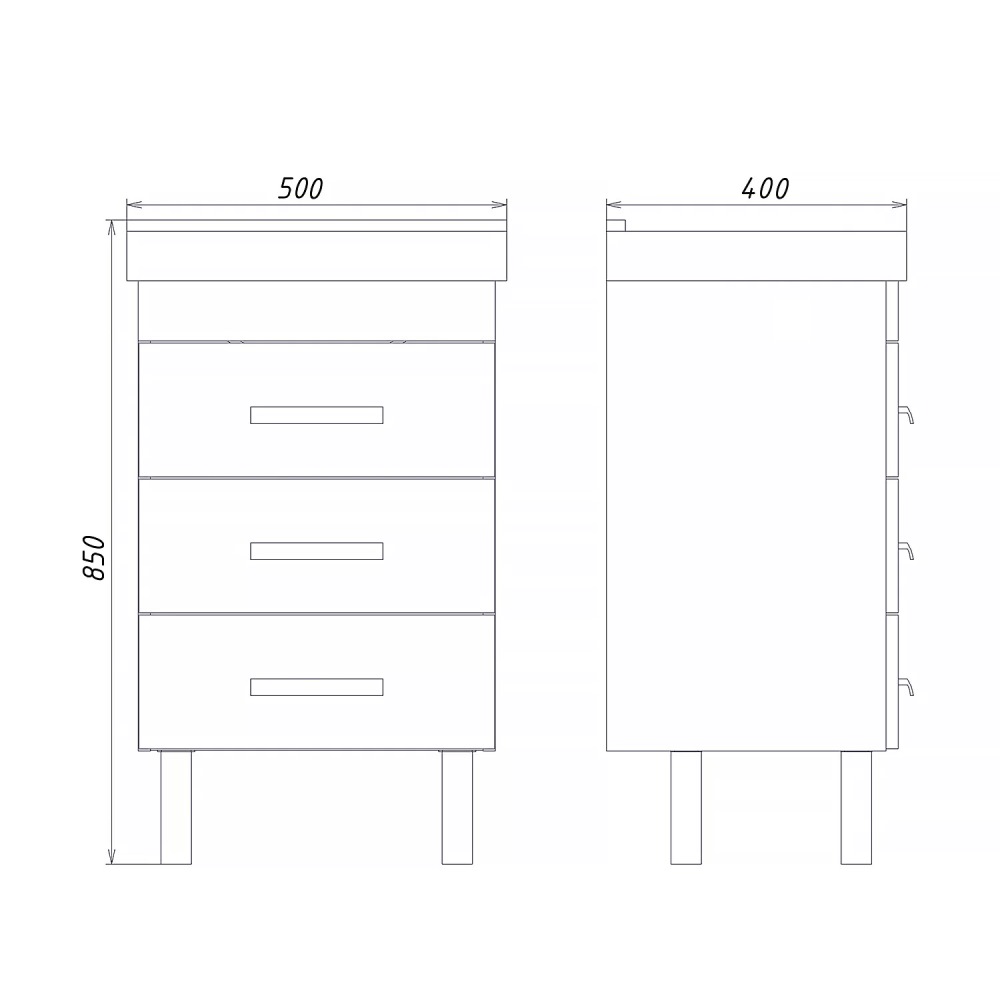 Тумба напольная Comforty Никосия 50 с раковиной Fest 50 F01 Белый глянцевый 00-00018023CF Тумба напольная Comforty Никосия 50 с раковиной Fest 50 F01 Белый глянцевый 00-00018023CF — изображение 5