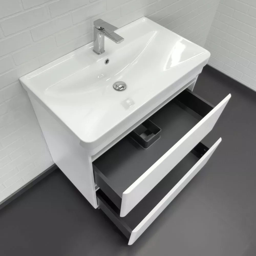 Тумба напольная Comforty Валдай 81 с раковиной 4480 Белый матовый 00-00019070CF Тумба напольная Comforty Валдай 81 с раковиной 4480 Белый матовый 00-00019070CF — изображение 2