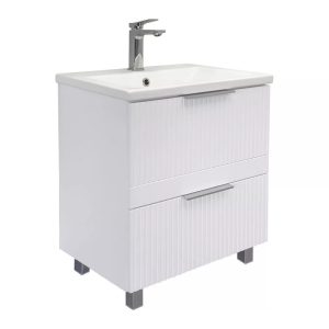 Тумба напольная Comforty Лима 60 с раковиной Como 60 Белый матовый 00-00019173CF Тумба напольная Comforty Лима 60 с раковиной Como 60 Белый матовый 00-00019173CF