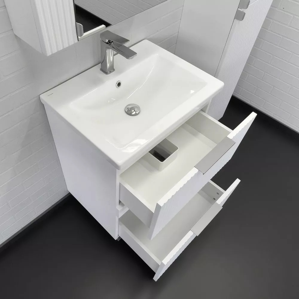 Тумба напольная Comforty Лима 60 с раковиной Como 60 Белый матовый 00-00019173CF Тумба напольная Comforty Лима 60 с раковиной Como 60 Белый матовый 00-00019173CF — изображение 2