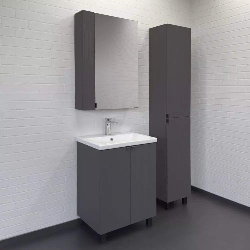 Тумба напольная Comforty Лима 60 с раковиной Como 60 Антрацит 00-00019240CF Тумба напольная Comforty Лима 60 с раковиной Como 60 Антрацит 00-00019240CF — изображение 3