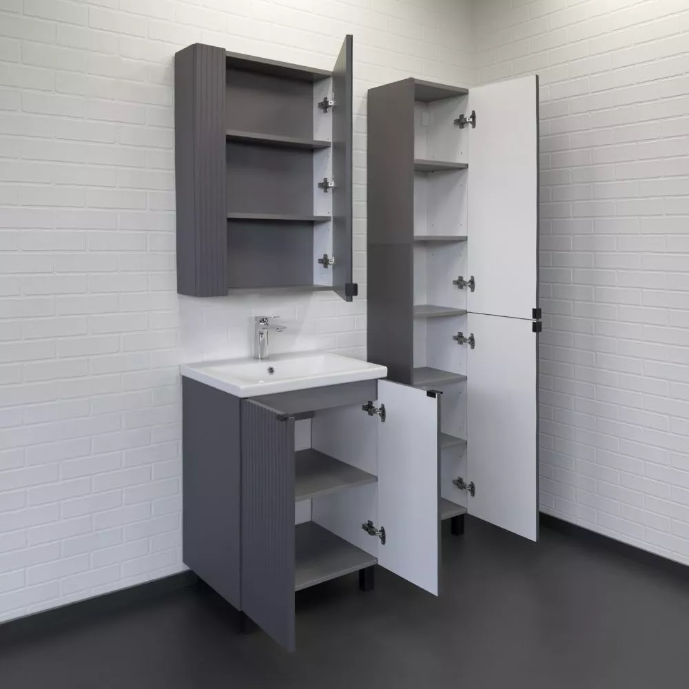 Тумба напольная Comforty Лима 60 с раковиной Como 60 Антрацит 00-00019240CF Тумба напольная Comforty Лима 60 с раковиной Como 60 Антрацит 00-00019240CF — изображение 4