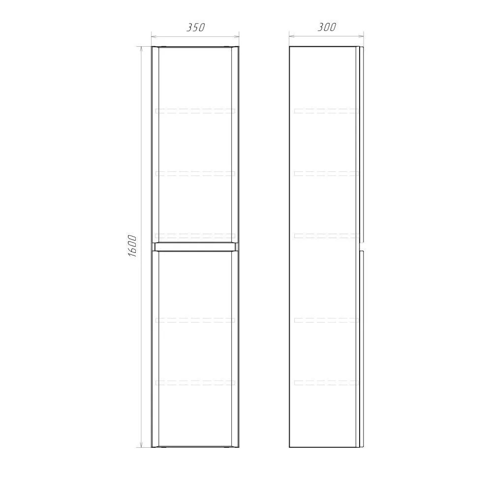 Пенал подвесной Comforty Валдай 40 Белый матовый 00-00020835CF Пенал подвесной Comforty Валдай 40 Белый матовый 00-00020835CF — изображение 6