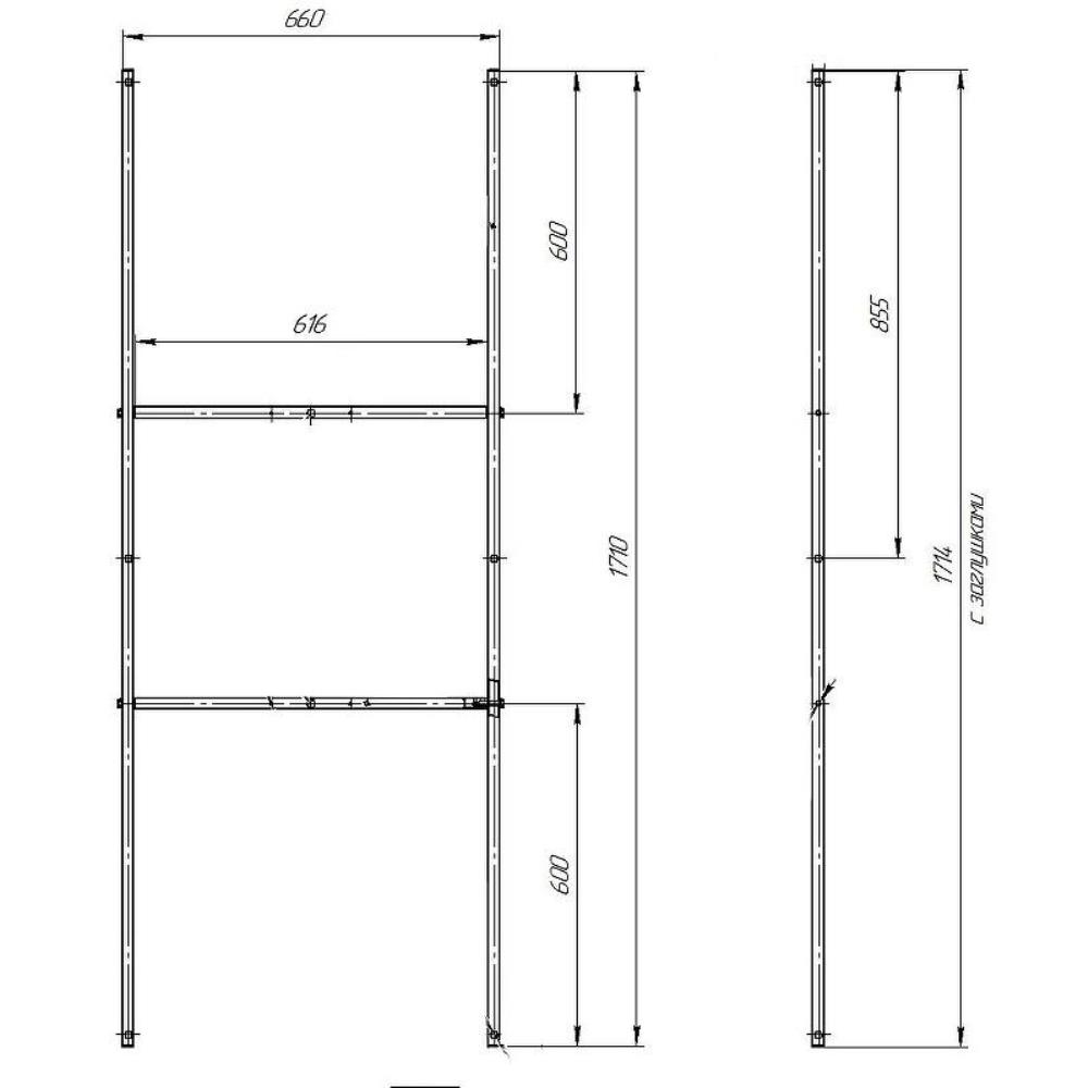 Каркас 1MarKa ПУ 175-180Х70 для ванны 03пу1751870 Каркас 1MarKa ПУ 175-180Х70 для ванны 03пу1751870 — изображение 2