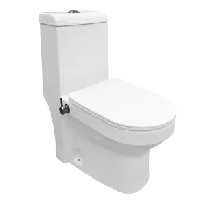 Унитаз-компакт Azario Brusco с функцией биде Белый AZ-1085B