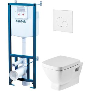 Инсталляция Santek с унитазом Нео и кнопкой смыва Хром 1.WH30.2.463 Инсталляция Santek с унитазом Нео и кнопкой смыва Хром 1.WH30.2.463