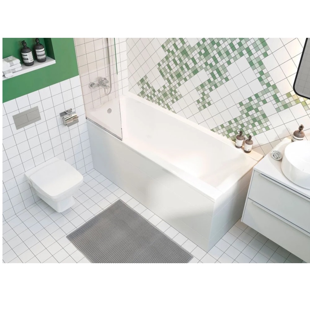 Ванна акриловая Santek Санторини 150х70 Белый глянцевый 1.WH30.2.497 Ванна акриловая Santek Санторини 150х70 Белый глянцевый 1.WH30.2.497 — изображение 3