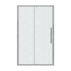 Душевая дверь Grossman Cosmo 100 левая Хром / Шиншила 100.K33.02.100.10.02