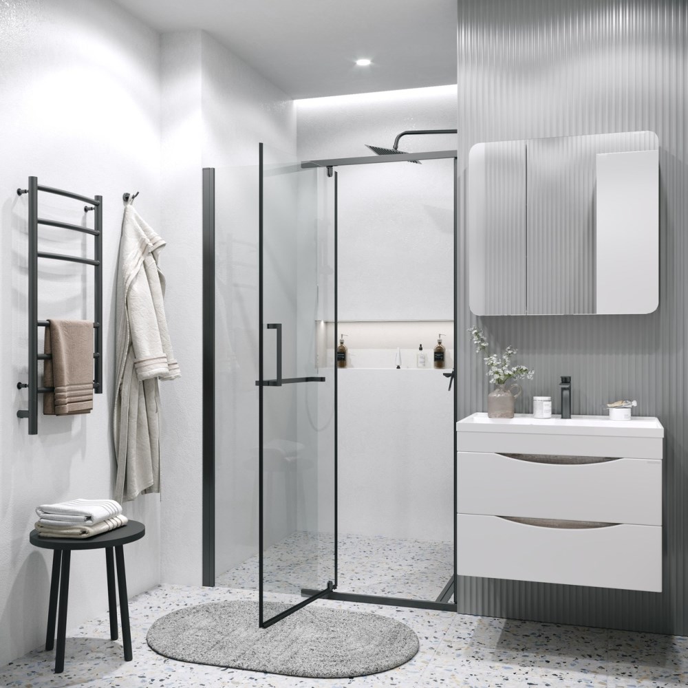 Душевая дверь Grossman Pragma 120 Черный / Прозрачное 100.K33.03.120.21.00 Душевая дверь Grossman Pragma 120 Черный / Прозрачное 100.K33.03.120.21.00 — изображение 4