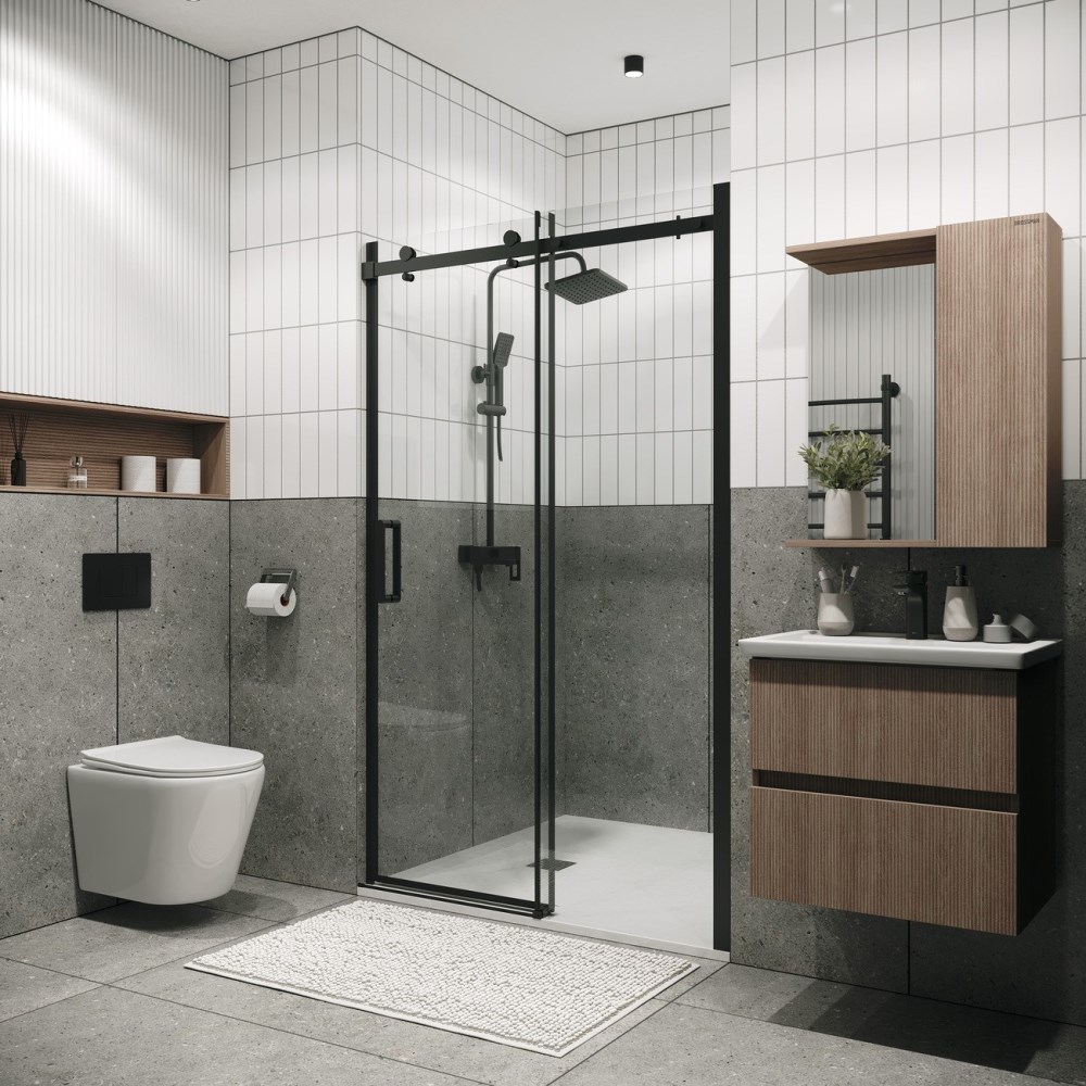 Душевая дверь Grossman Classic 150 Черный / Прозрачное 100.K33.04.150.21.00 Душевая дверь Grossman Classic 150 Черный / Прозрачное 100.K33.04.150.21.00 — изображение 3