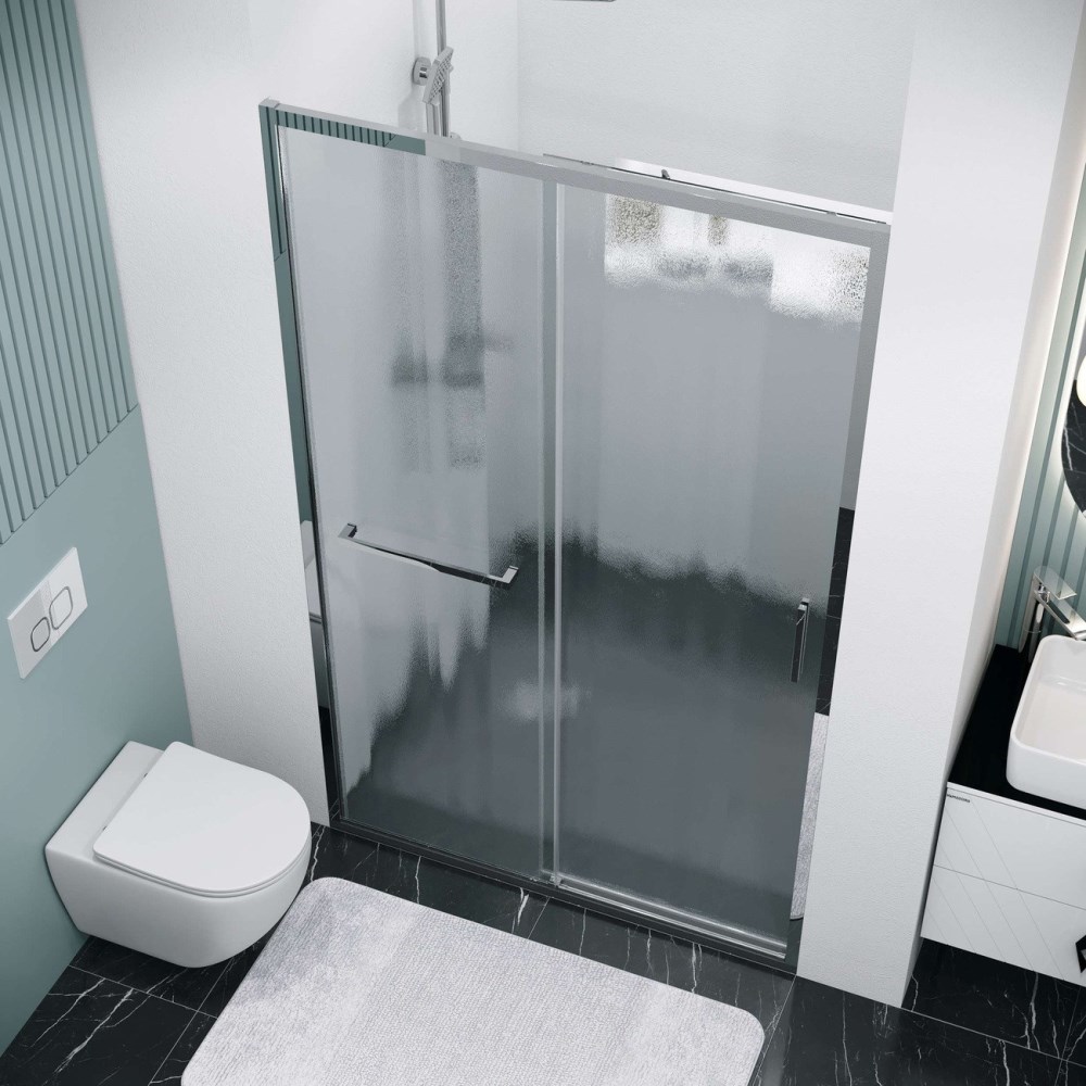 Душевая дверь Grossman Style 100 левая Хром / Шиншила 100.K33.05.100.10.02 Душевая дверь Grossman Style 100 левая Хром / Шиншила 100.K33.05.100.10.02 — изображение 3