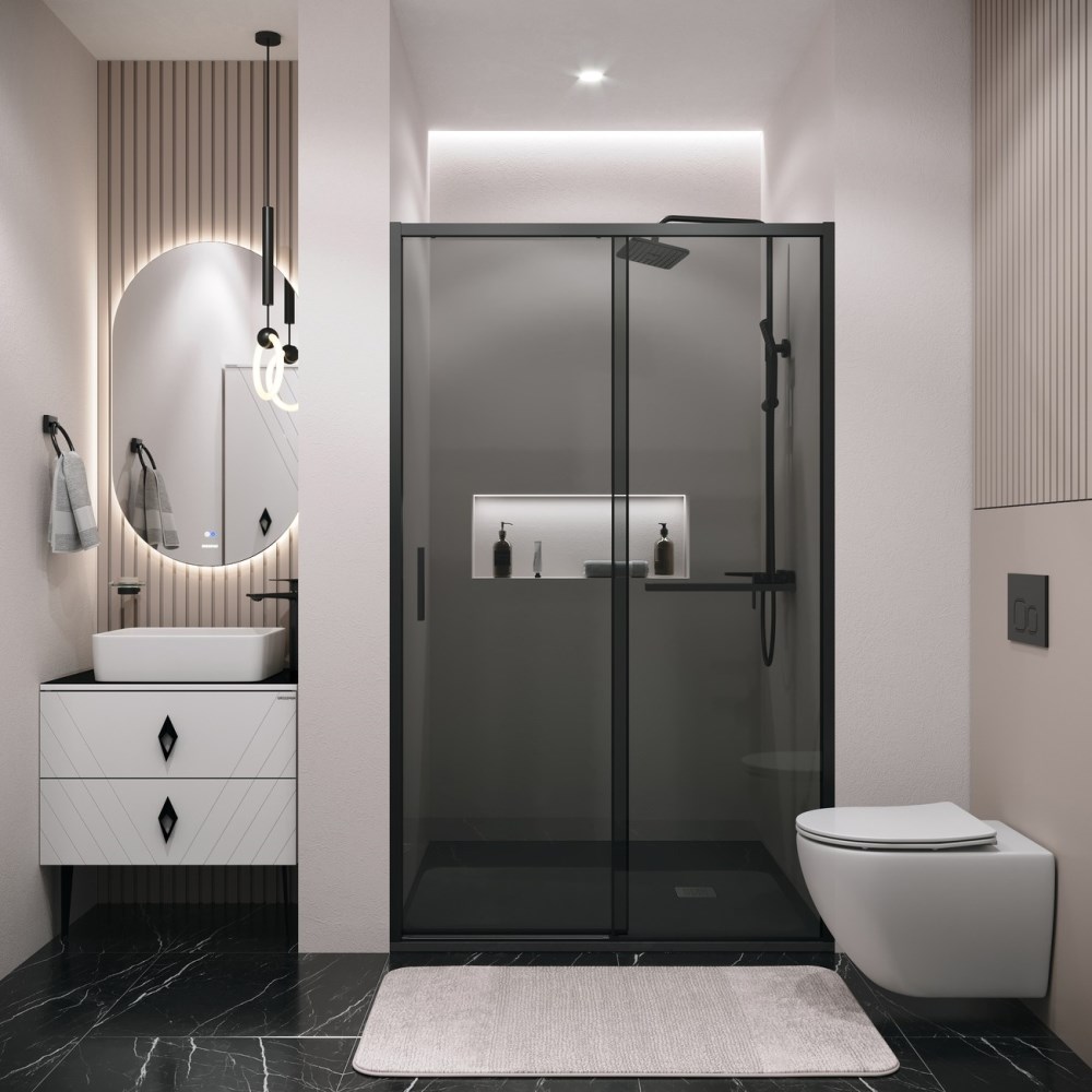 Душевая дверь Grossman Style 130 Черный / Тонированное 100.K33.05.130.21.10 Душевая дверь Grossman Style 130 Черный / Тонированное 100.K33.05.130.21.10 — изображение 3