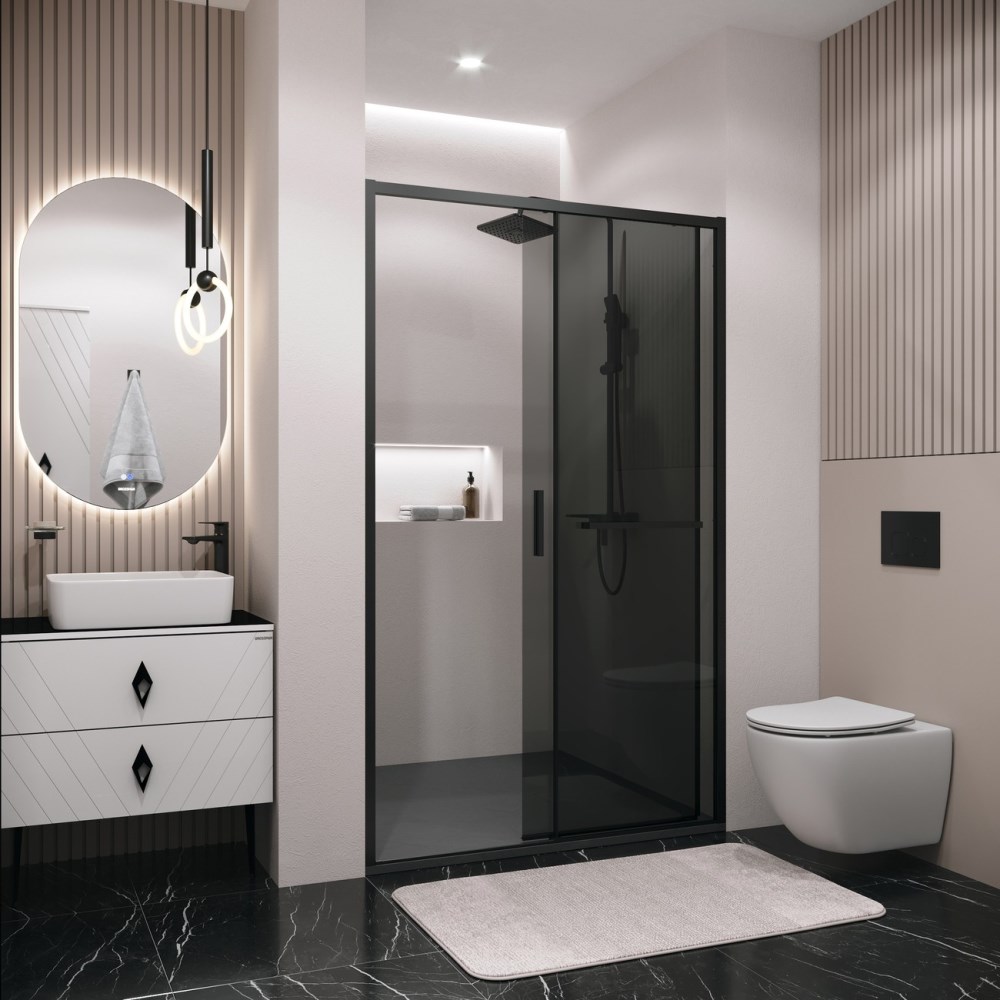 Душевая дверь Grossman Style 130 Черный / Тонированное 100.K33.05.130.21.10 Душевая дверь Grossman Style 130 Черный / Тонированное 100.K33.05.130.21.10 — изображение 4