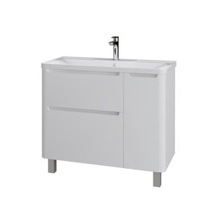 Тумба напольная Grossman Адель 100 Белый глянцевый 1010002 Тумба напольная Grossman Адель 100 Белый глянцевый 1010002