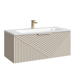 Тумба подвесная Grossman Блисс 100 Бежевый матовый 1010049