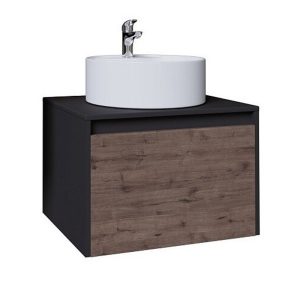 Тумба подвесная Grossman Смарт 60 Веллигтон / Графит 106009