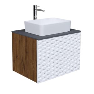 Тумба подвесная Grossman Альба 65 Веллингтон / Белый 106503