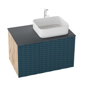 Тумба подвесная Grossman Альба 80 Веллингтон / Бриз 108012