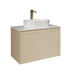 Тумба подвесная Grossman Кристалл 80 Бежевый матовый 108044