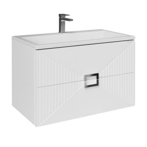 Тумба подвесная Grossman Луксор 80 Белый матовый 108051