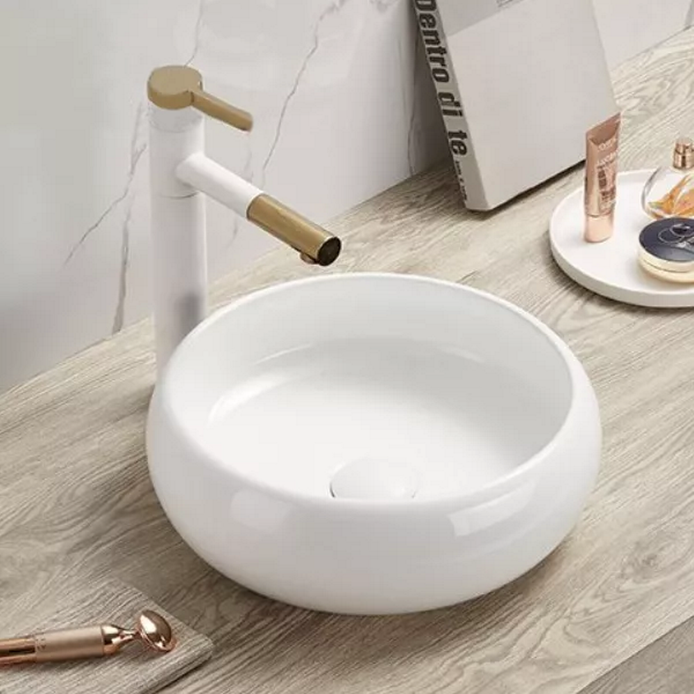 Раковина накладная Comforty 36 Белый глянцевый 113 Раковина накладная Comforty 36 Белый глянцевый 113