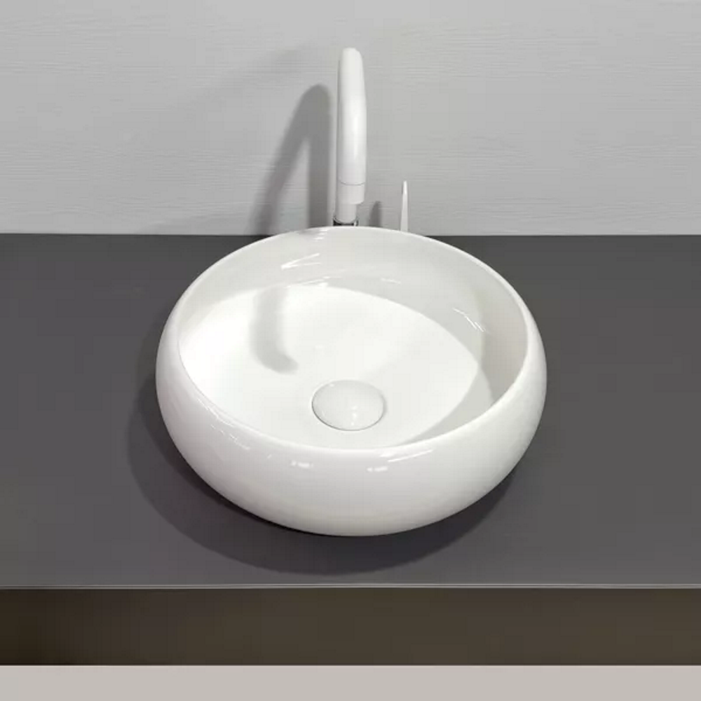 Раковина накладная Comforty 36 Белый глянцевый 113 Раковина накладная Comforty 36 Белый глянцевый 113 — изображение 2