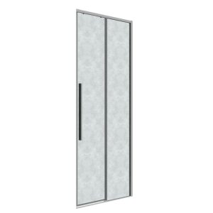 Душевая дверь Grossman Galaxy 80 правая Хром / Шиншила 1/2.K33.01.80.10.02