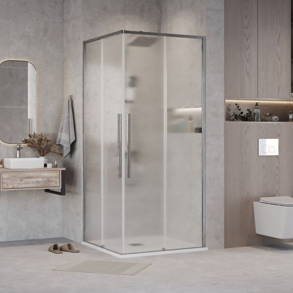 Душевая дверь Grossman Galaxy 110 левая Хром / Шиншила 1/2.K33.01.11L.10.02 Душевая дверь Grossman Galaxy 110 левая Хром / Шиншила 1/2.K33.01.11L.10.02 — изображение 3