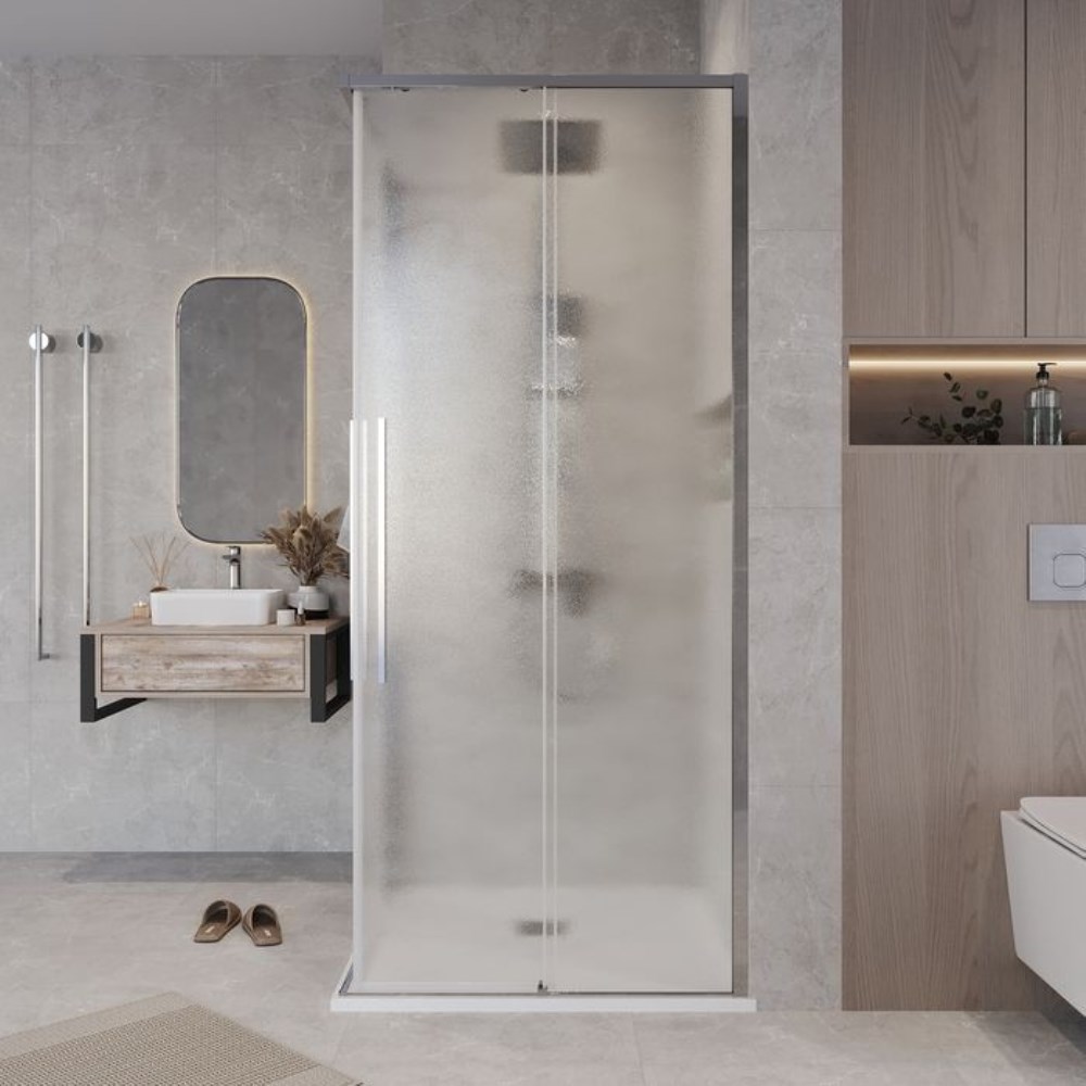 Душевая дверь Grossman Galaxy 110 левая Хром / Шиншила 1/2.K33.01.11L.10.02 Душевая дверь Grossman Galaxy 110 левая Хром / Шиншила 1/2.K33.01.11L.10.02 — изображение 4