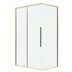 Душевой уголок Grossman Galaxy 100х100 Золото / Прозрачное 120.K33.01.1010.32.00