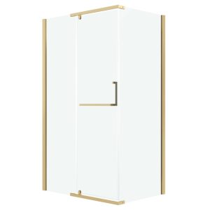 Душевой уголок Grossman Pragma 100х100 Золото / Прозрачное 120.K33.03.1010.32.00