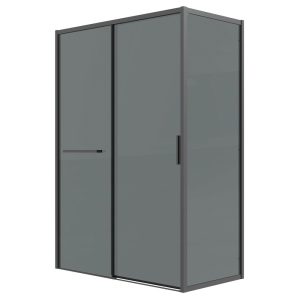 Душевой уголок Grossman Style 120х100 Черный / Тонированное 120.K33.05.1210.21.10