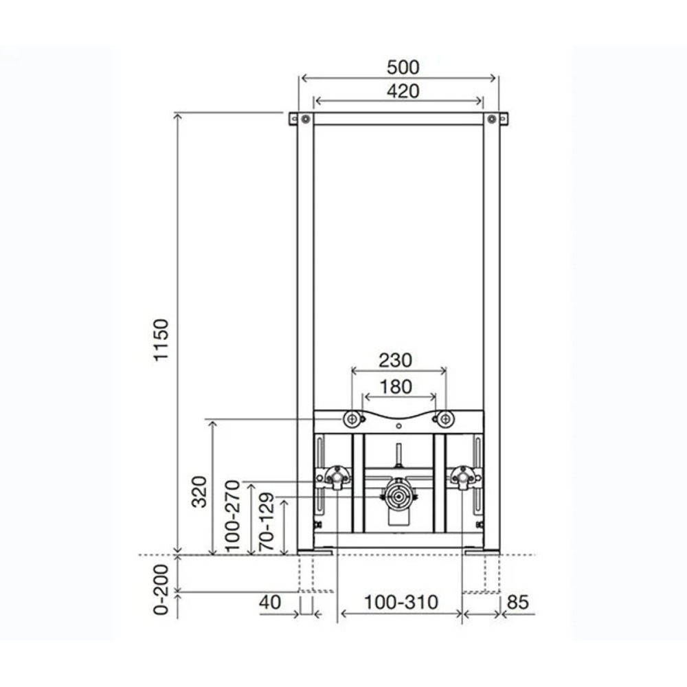 Инсталляция для биде Oli Bidet Sanitarblock 136078 Инсталляция для биде Oli Bidet Sanitarblock 136078 — изображение 3