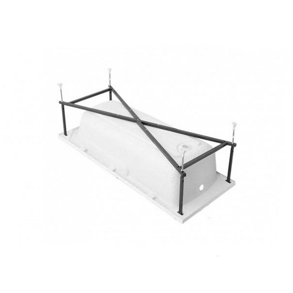 Каркас Aquanet Nord 150х70 Черный 174223 Каркас Aquanet Nord 150х70 Черный 174223