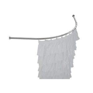 Карниз для ванны Aquanet Graciosa 150х90 Хром 176891