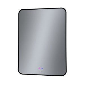 Зеркало Grossman Elegans 70 LED с сенсорным выключателем и подогревом Черный матовый 1770802