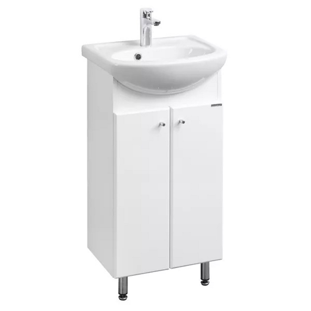 Тумба напольная Aquaton Мира Н 45 с раковиной Азов Белый 1A1044K1MR010 Тумба напольная Aquaton Мира Н 45 с раковиной Азов Белый 1A1044K1MR010