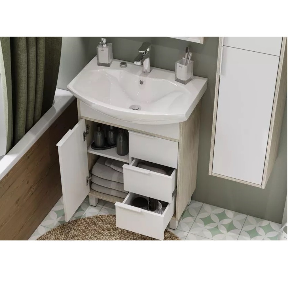 Тумба напольная Aquaton Рико 65 с раковиной Смайл Белый / Ясень фабрик 1A2133K1RIB90 Тумба напольная Aquaton Рико 65 с раковиной Смайл Белый / Ясень фабрик 1A2133K1RIB90 — изображение 3