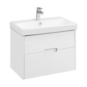 Тумба подвесная Aquaton Оливия 70 с раковиной Адриана Белый матовый 1A2543K0OL010